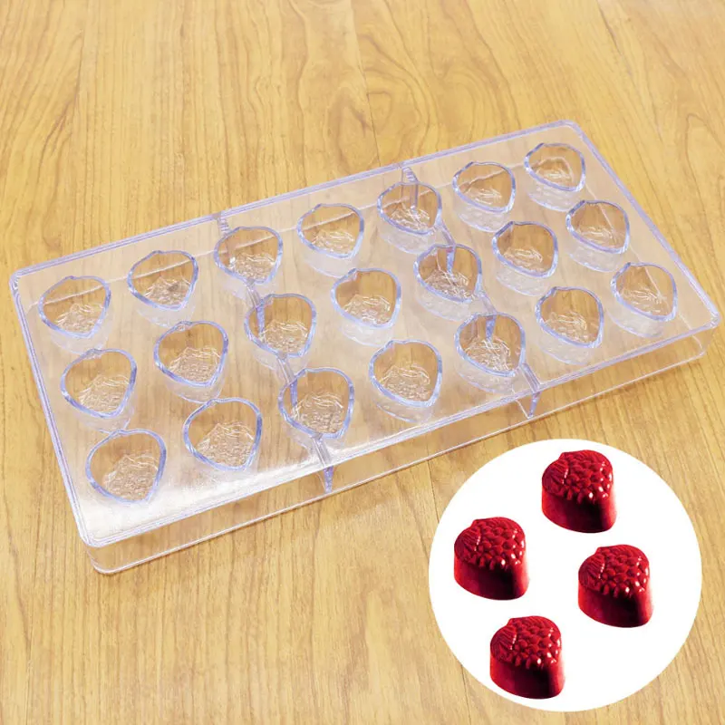 21 Strawberry Polycarbonate PC Chocolate Mold 3D Lollipop Fondant Candy Cake Molds Kitchen Baking Pastry Tools
21 Strawberry Polycarbonate PC Chocolate Mold 3D Lollipop Fondant Candy Cake Molds Kitchen Baking Pastry Tools