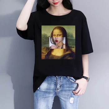 Mona Lisa New Arrival Tshirt Summer Men Women Women Women T-Shirts Tops Novelty Tees Aesthetic Clothes 2020
Mona Lisa New Arrival Tshirt Summer Men Women Women Women T-Shirts Tops Novelty Tees Aesthetic Clothes 2020