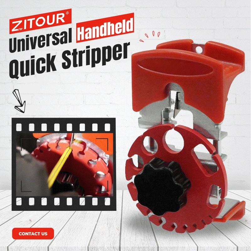 Free 2 Blade Zitour® Universal Handheld Quick Stripper Electric Wire Demolisher Portable Stripper Multi-Tool Wire Cable Cutter 
Free 2 Blade Zitour® Universal Handheld Quick Stripper Electric Wire Demolisher Portable Stripper Multi-Tool Wire Cable Cutter