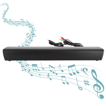 S11 Home Computer Speaker Desktop Audio Microphone Jack Knob Switch Sound Bar 3W*2
S11 Home Computer Speaker Desktop Audio Microphone Jack Knob Switch Sound Bar 3W*2