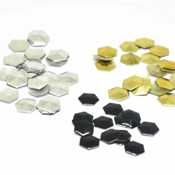 Hexagonal Shape Hotfix Rhinestones Metallic Iron On Flat Back Rhinestuds Loose Beads DIY Accessories 6/8/10mm Gold Silver Black
Hexagonal Shape Hotfix Rhinestones Metallic Iron On Flat Back Rhinestuds Loose Beads DIY Accessories 6/8/10mm Gold Silver Black