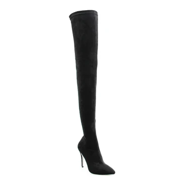 NORBERG Fashion Suede Thigh High Over the Knee Boots for Women Shoes Sexy 10CM Super Thin High Heels Stiletto Boots Femme
NORBERG Fashion Suede Thigh High Over the Knee Boots for Women Shoes Sexy 10CM Super Thin High Heels Stiletto Boots Femme