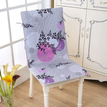 Non-slip Chair Cushion Dining Breathable Soft Backrest Mat Chair Seat Cushions Four Seasons Integrated Buttocks Sitting Pads Q