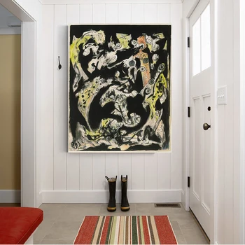 Citon Jackson Pollock《Untitled.5》Canvas Modern Art Oil Painting World Famous Artwork Poster Picture Wall Decor Home Decoration
Citon Jackson Pollock《Untitled.5》Canvas Modern Art Oil Painting World Famous Artwork Poster Picture Wall Decor Home Decoration