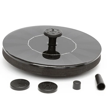 Solar Bird Bath Fountain Pump 1.4W Solar Fountain with 4 Nozzle Garden Decoration
Solar Bird Bath Fountain Pump 1.4W Solar Fountain with 4 Nozzle Garden Decoration