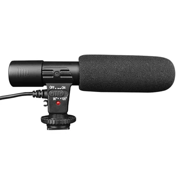 Microphone Stereo Camera Microphone Condenser Video Camera Interview Microphone for Nikon Canon DSLR Camera Computer
Microphone Stereo Camera Microphone Condenser Video Camera Interview Microphone for Nikon Canon DSLR Camera Computer