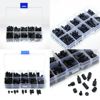 New 300pcs M3 Nylon PCB Standoff Spacer Hex Screw Nut Set Black Nylon Stud Isolation Column Hex Bolt
New 300pcs M3 Nylon PCB Standoff Spacer Hex Screw Nut Set Black Nylon Stud Isolation Column Hex Bolt