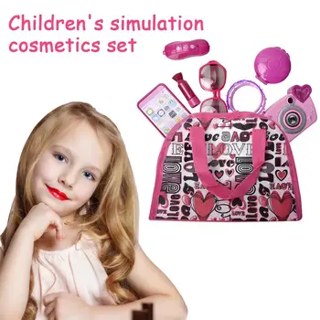 Pretend Play Kid Make Up Toys Pink Makeup Set Princess Hairdressing Simulation Plastic Toy For Girls Dressing Cosmetic
Pretend Play Kid Make Up Toys Pink Makeup Set Princess Hairdressing Simulation Plastic Toy For Girls Dressing Cosmetic