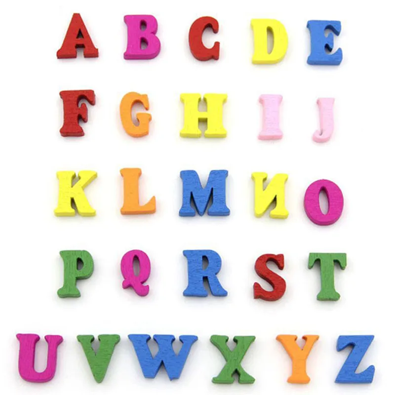 100pcs/lot DIY Crafts Children Puzzles Toys Educational Wooden Alphabet Toy Scrabble Letters Colorful Decorative Letters Set
100pcs/lot DIY Crafts Children Puzzles Toys Educational Wooden Alphabet Toy Scrabble Letters Colorful Decorative Letters Set