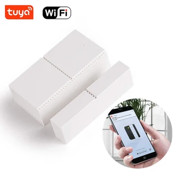 Tuya WIFI Door Sensor APP Control Security Alarm Magnetic Switch Wireless Window Doorsensor smart home system Compatible
Tuya WIFI Door Sensor APP Control Security Alarm Magnetic Switch Wireless Window Doorsensor smart home system Compatible
