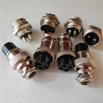 Aviation plug Aviation socket GX16 2P/3P/4P/5P/6P/7P/8P/9P 10 core 16mm plug socket male female connector air outlet Air plug
Aviation plug Aviation socket GX16 2P/3P/4P/5P/6P/7P/8P/9P 10 core 16mm plug socket male female connector air outlet Air plug