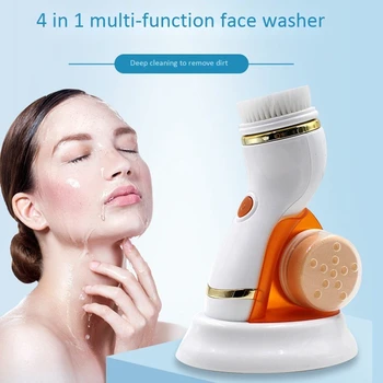 Facial Cleansing Brush Set- Rechargeable Electric Rotating Face Brush for Exfoliating and Masking
Facial Cleansing Brush Set- Rechargeable Electric Rotating Face Brush for Exfoliating and Masking