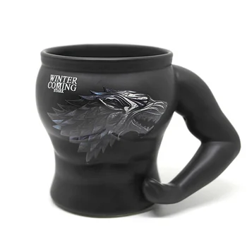 Creative Personality Game Of Thrones Wolf Muscle Male Mugs Coffee Ceramics Cup Drink Mug 3D Style Drinkware Best Gift for Friend
Creative Personality Game Of Thrones Wolf Muscle Male Mugs Coffee Ceramics Cup Drink Mug 3D Style Drinkware Best Gift for Friend