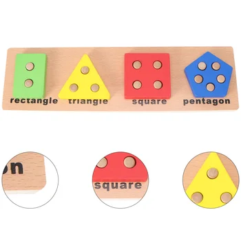 1 Set of Sense Organ Educational Geometric Matching Colorful Toy Wooden Toys for Girl Boy
1 Set of Sense Organ Educational Geometric Matching Colorful Toy Wooden Toys for Girl Boy