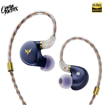 Whizzer A-HE03 HiFi Bass Earphones Hi-Res Headsets Hybrid Armature 2Pin Connector 3.5mm In Ear Monitors HiFi Earbuds
Whizzer A-HE03 HiFi Bass Earphones Hi-Res Headsets Hybrid Armature 2Pin Connector 3.5mm In Ear Monitors HiFi Earbuds