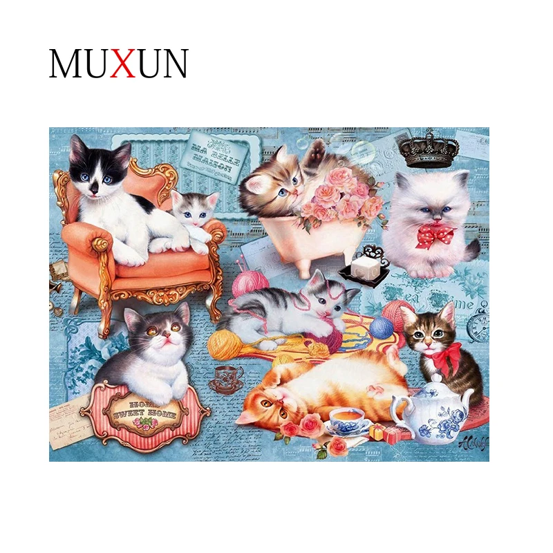 Diamond Embroidery Cats 5D Diy Diamond Painting Round Full Drill Cross Stitch Daimond Painting Mosaic Home Decor Rx05 
Diamond Embroidery Cats 5D Diy Diamond Painting Round Full Drill Cross Stitch Daimond Painting Mosaic Home Decor Rx05