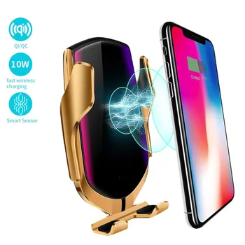Smart Sensor Wireless Car Charger Mount Automatic Clamping 10W Fast Charging Holder Car Styling
Smart Sensor Wireless Car Charger Mount Automatic Clamping 10W Fast Charging Holder Car Styling