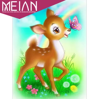 2020 MEIAN Deer Diamond Painting Cartoon Deer Handmade Diamond Embroidery Animal Home Decor Needlework Picture Of Rhines Gift
2020 MEIAN Deer Diamond Painting Cartoon Deer Handmade Diamond Embroidery Animal Home Decor Needlework Picture Of Rhines Gift