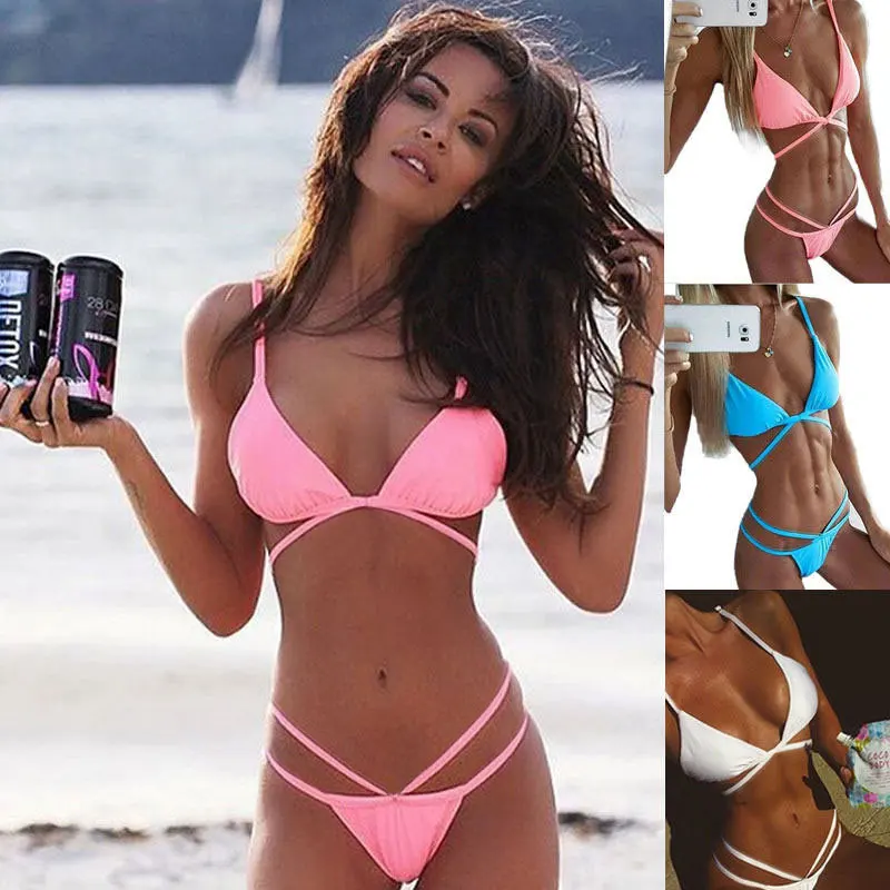 Plus récent maillot de bain Bikini 2020 femmes rembourré soutien-gorge G-string string maillot de bain Bikini deux pièces maillot de bain maillot de bain maillot de bain femmes # C Plus récent maillot de bain Bikini 2020 femmes rembourré soutien-gorge G-string string maillot de bain Bikini deux pièces maillot de bain maillot de bain maillot de bain femmes # C