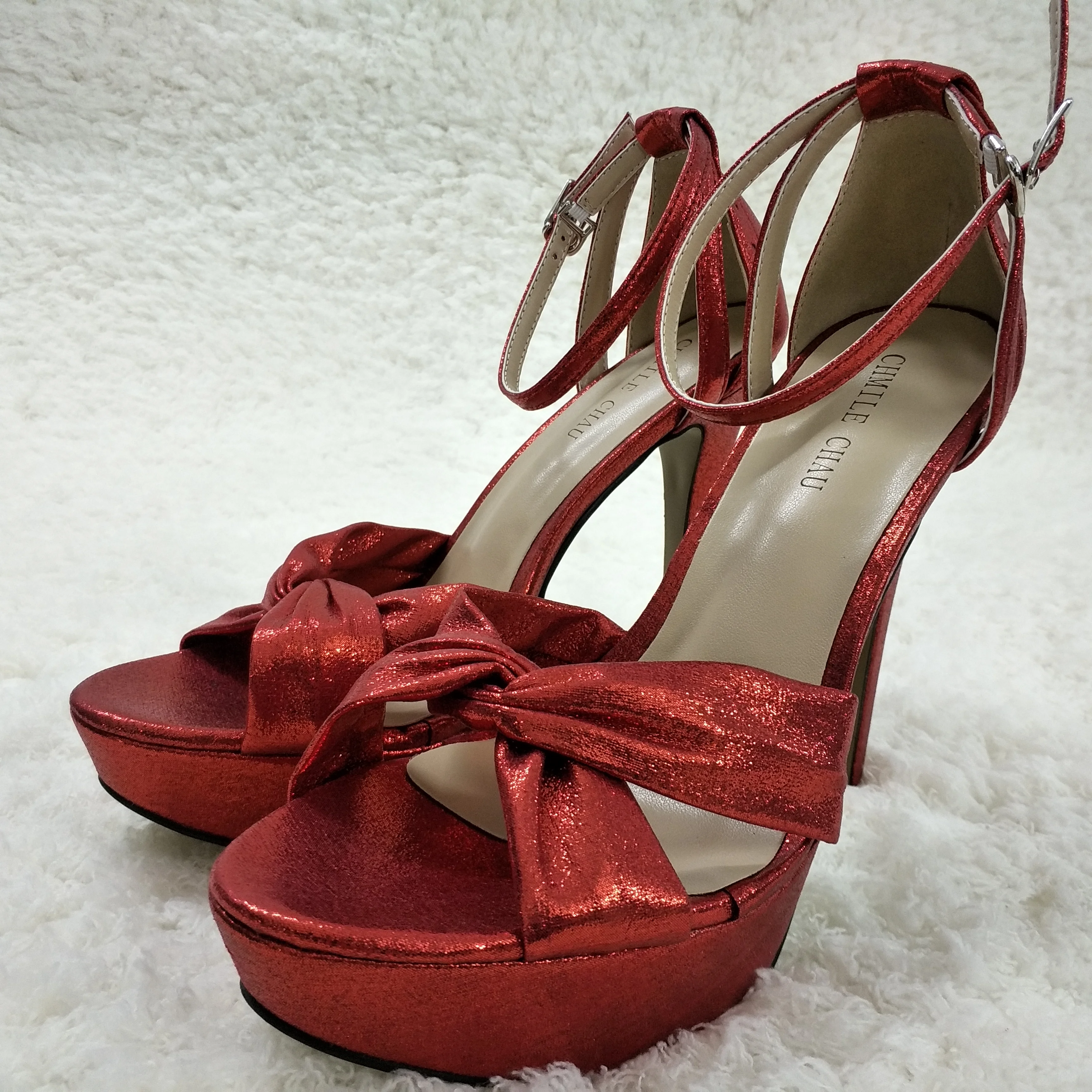 Sexy Red Crack Sandals High Heel Bridals Party Women Sandals Summer New Open Toe Ankle Strap Stiletto Platform 14cm Heels Shoe
Sexy Red Crack Sandals High Heel Bridals Party Women Sandals Summer New Open Toe Ankle Strap Stiletto Platform 14cm Heels Shoe