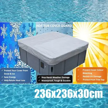 236x236x30cm Universal Tub Cover Waterproof Dust/UV proof Cover SPA Cap Cubierta Protector Jacuzzis Hotspring Spa Cubrir Cubiert
236x236x30cm Universal Tub Cover Waterproof Dust/UV proof Cover SPA Cap Cubierta Protector Jacuzzis Hotspring Spa Cubrir Cubiert