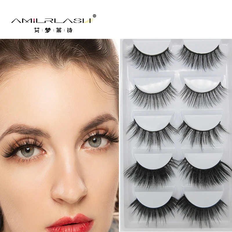 5 Pairs False Eyelashes Mink Lashes Natural faux cils Long Eyelash Extension Dramatic Fake Lash Packaging Makeup Tools Beauty
5 Pairs False Eyelashes Mink Lashes Natural faux cils Long Eyelash Extension Dramatic Fake Lash Packaging Makeup Tools Beauty