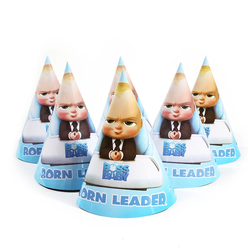 6pcs/lot Wholesale baby boss Theme Paper hat Party decoration Baby Happy Birthday event party supplies for kids
6pcs/lot Wholesale baby boss Theme Paper hat Party decoration Baby Happy Birthday event party supplies for kids