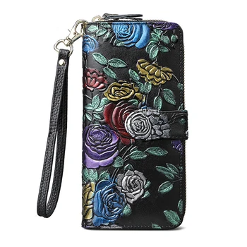 fashion design characteristic pattern printing Embossing women's wallet Genuine leather zipper large multi Card Wallet Clutch
fashion design characteristic pattern printing Embossing women's wallet Genuine leather zipper large multi Card Wallet Clutch
