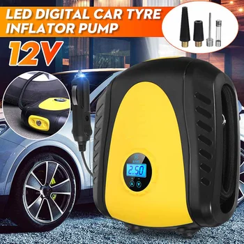 Digital Tire Inflator Pump DC 12 Volt Car Portable Air Compressor Pump 150 PSI Auto Aire Pump for Car Motorcycle LED Light
Digital Tire Inflator Pump DC 12 Volt Car Portable Air Compressor Pump 150 PSI Auto Aire Pump for Car Motorcycle LED Light