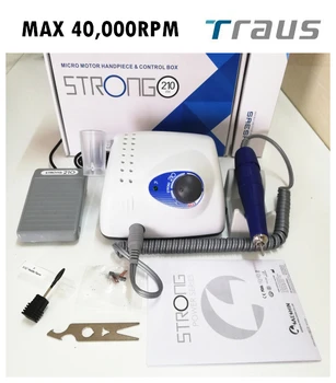 TRAUS 40000RPM Strong 210 105L 65W Nail Drills Manicure Machine Pedicure Electric File Bits Nails Art Equipment Nail Treatment
TRAUS 40000RPM Strong 210 105L 65W Nail Drills Manicure Machine Pedicure Electric File Bits Nails Art Equipment Nail Treatment