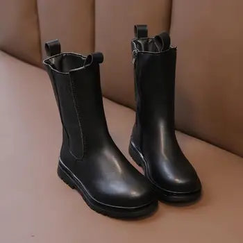 2020 Autumn and Winter New Children's Martin Boots Pure Color British Style Boys Small Leather Boots Girls Small Leather Shoes 
2020 Autumn and Winter New Children's Martin Boots Pure Color British Style Boys Small Leather Boots Girls Small Leather Shoes