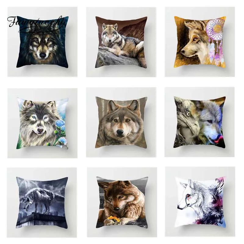 Fuwatacchi Wolf Close-up Cushion Cover Animal Wild Life Throw Pillow Case Car Sofa Home Wild Creature Decorative Pillows 2019
Fuwatacchi Wolf Close-up Cushion Cover Animal Wild Life Throw Pillow Case Car Sofa Home Wild Creature Decorative Pillows 2019