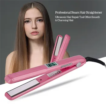 Infrared Flat Iron Dual Voltage Hair Straightener with Wide Ceramic Plates & Temperature Control Black
Infrared Flat Iron Dual Voltage Hair Straightener with Wide Ceramic Plates & Temperature Control Black