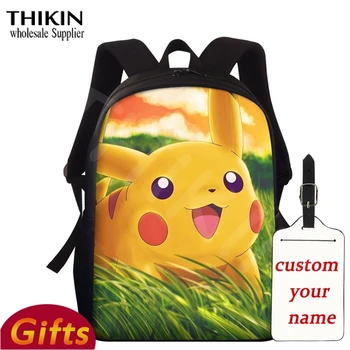 THIKIN Anime Pickup School Bags For Boys Cosplay Character Teenager School Backpack Student Bookbags Men Travel Bags 3pcs/set
THIKIN Anime Pickup School Bags For Boys Cosplay Character Teenager School Backpack Student Bookbags Men Travel Bags 3pcs/set