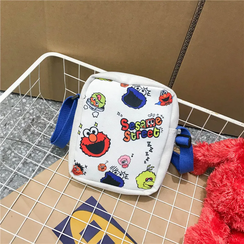 2019 Latest Version Bag Versatile Douyin Hot Selling Sesame Street Canvas Printed Cool Cartoon Creative Shoulder Bag Adorable
2019 Latest Version Bag Versatile Douyin Hot Selling Sesame Street Canvas Printed Cool Cartoon Creative Shoulder Bag Adorable