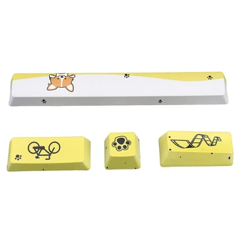 PBT Keycaps Mechanical Keyboard Keycap Set(6.25U Space + ESC + Input + Numeric Keyboard Input)-yellow
PBT Keycaps Mechanical Keyboard Keycap Set(6.25U Space + ESC + Input + Numeric Keyboard Input)-yellow