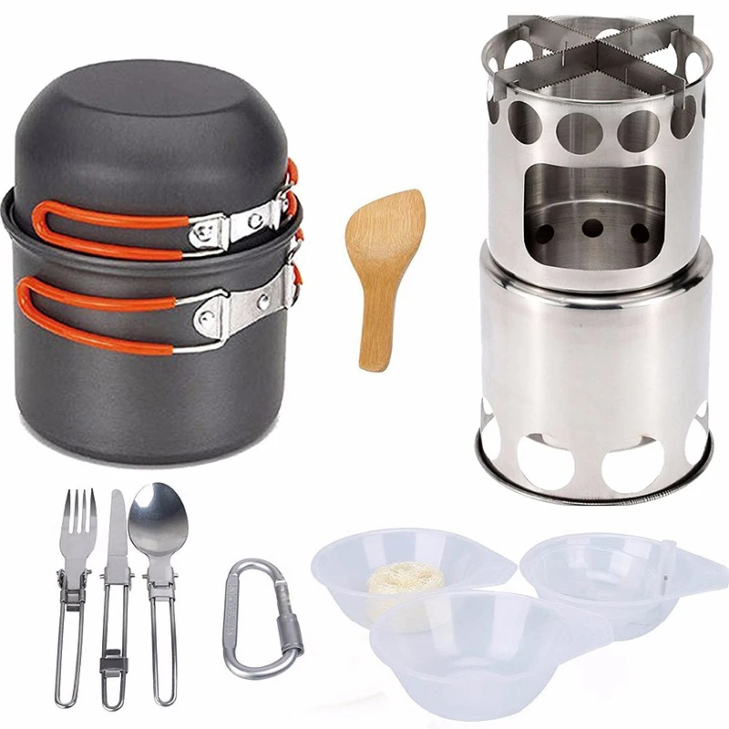 14Pcs/Set Outdoor Camping Pan Wood Stove Hiking Cookware Cooking Picnic Bowl Pot Pan Set Camping Cookware Mess Kit
14Pcs/Set Outdoor Camping Pan Wood Stove Hiking Cookware Cooking Picnic Bowl Pot Pan Set Camping Cookware Mess Kit