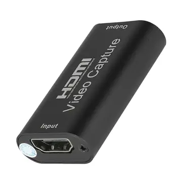 HDMI To USB 2.0 1080P HD Video Capture Card HDMI Video Grabber Record Box Camera Recording Live Streaming
HDMI To USB 2.0 1080P HD Video Capture Card HDMI Video Grabber Record Box Camera Recording Live Streaming