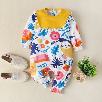 New Summer Baby Infant Rompers Patchwork Baby Girl Clothes Colorful Flower Printed Spring Clothes Baby Boys Romper Kids Costume
New Summer Baby Infant Rompers Patchwork Baby Girl Clothes Colorful Flower Printed Spring Clothes Baby Boys Romper Kids Costume