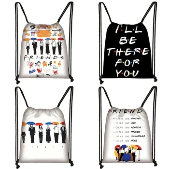 Friends TV Show 3D Drawstring Bag Large Capacity Storage Backpack Children School Bags Harajuku Casual Women Men Travel Bags
Friends TV Show 3D Drawstring Bag Large Capacity Storage Backpack Children School Bags Harajuku Casual Women Men Travel Bags