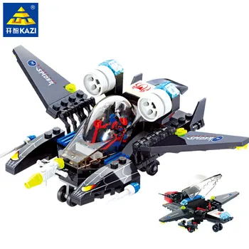 112Pcs Spiderman Super Heroes Fighter Building Blocks Sets City Juguetes Bricks Figures Educational Toys for Children 
112Pcs Spiderman Super Heroes Fighter Building Blocks Sets City Juguetes Bricks Figures Educational Toys for Children