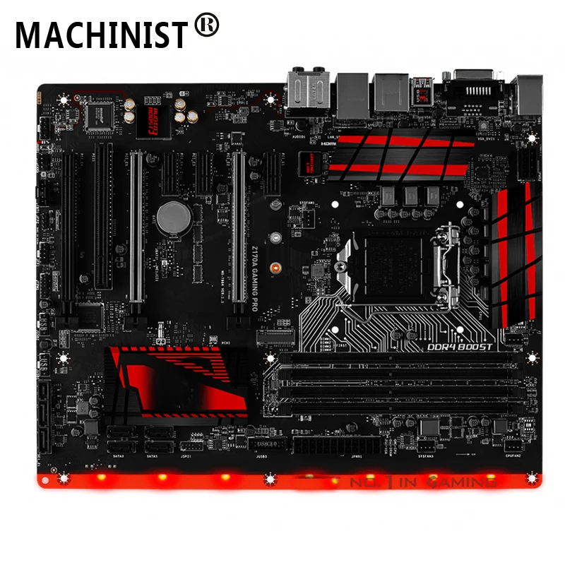 For MSI Z170A GAMING PRO Desktop motherboard MB Intel Z170 LGA 1151 ATX DDR4 64GB SATA3.0 M.2 USB3.0 100% fully Tested
For MSI Z170A GAMING PRO Desktop motherboard MB Intel Z170 LGA 1151 ATX DDR4 64GB SATA3.0 M.2 USB3.0 100% fully Tested