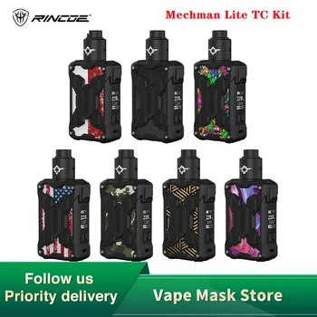 New Original Rincoe Mechman Lite TC Kit With Metis RDA & 228W Output Powered by two external 18650 batteries E-cig Vape Mod Kit
New Original Rincoe Mechman Lite TC Kit With Metis RDA & 228W Output Powered by two external 18650 batteries E-cig Vape Mod Kit