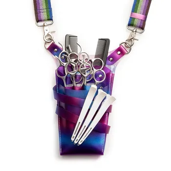 Graduate Color Hair Scissors Bag Soft TPU Waterproof Hairdressers Tools Case Hairdressing Combs Clips Shoulder Waist Pouch 1396
Graduate Color Hair Scissors Bag Soft TPU Waterproof Hairdressers Tools Case Hairdressing Combs Clips Shoulder Waist Pouch 1396