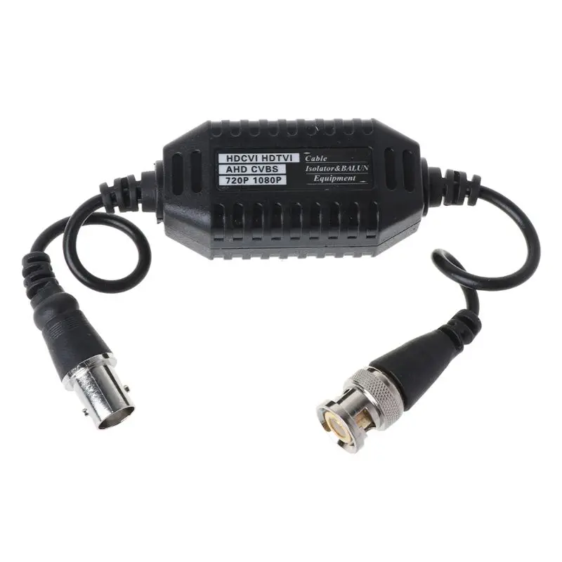 AHD/CVI/TVI/HDCVI/HDTV Male to Female Coaxial Video Ground Loop Isolator with Built-in Video BALUN for CCTV Camera
AHD/CVI/TVI/HDCVI/HDTV Male to Female Coaxial Video Ground Loop Isolator with Built-in Video BALUN for CCTV Camera