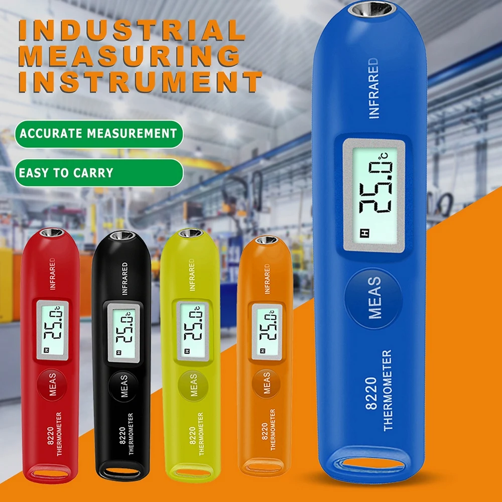 Pen Type Industrial Digital Non-Contact Infrared Thermometer Mini Tester Digital Infrared Thermometer Laser Temperature Meter
Pen Type Industrial Digital Non-Contact Infrared Thermometer Mini Tester Digital Infrared Thermometer Laser Temperature Meter