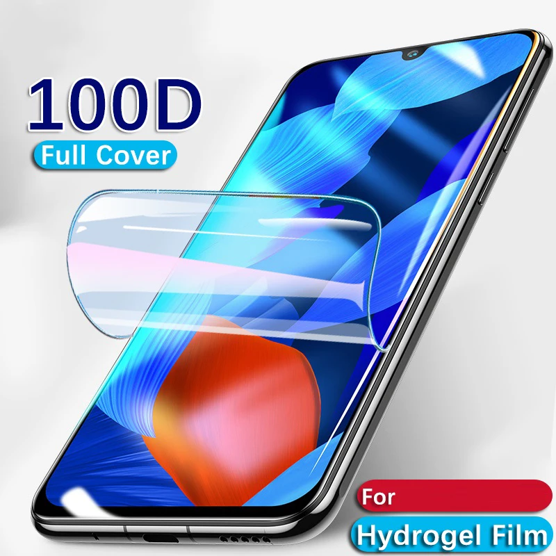 Curved Edge Full Cover For ZTE Blade V10/V10 Vita Screen Protector Hydrogel Film Protective Axon 10 Pro 5G Not Glass | Мобильные