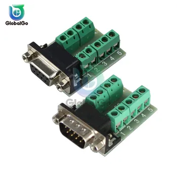 DB9 Male Female Adapter Signals Terminal Module RS232 Serial To Terminal DB9 Connector
DB9 Male Female Adapter Signals Terminal Module RS232 Serial To Terminal DB9 Connector