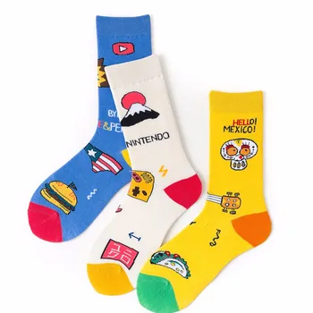 Colour Crew Cotton Happy Socks Men Women British Style Casual Harajuku Designer Brand Fashion Novelty Art For Funny Street Sock
Colour Crew Cotton Happy Socks Men Women British Style Casual Harajuku Designer Brand Fashion Novelty Art For Funny Street Sock