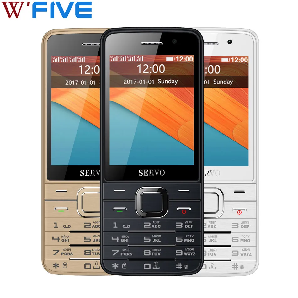 Original Phone SERVO V9500 2.8 inch 4 SIM cards Quad standby GPRS Bluetooth MP3 FM vibration Russian keyboard 2G Mobile phones
Original Phone SERVO V9500 2.8 inch 4 SIM cards Quad standby GPRS Bluetooth MP3 FM vibration Russian keyboard 2G Mobile phones